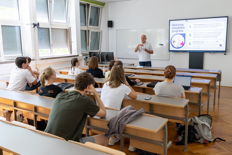 Predstavitev izsledkova projekta študentom Fakultete za šport