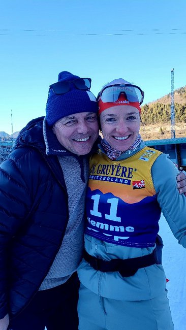 Nadine Fähndrich in Ivan Hudač