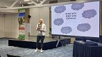 Predstavitve predstavnikov UL FŠ pred občinstvom na konferenci