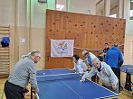 Udeleženci projekta SWAN v Bakovcih igrajo namizni tenis 